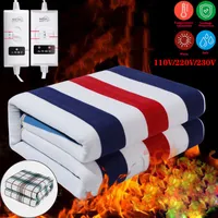 Koc elektryczny 220V domowa sypialnia termiczna mata grzewcza materaca zimowy termostat ciepłe poduszka poduszka stała temperatura 221014