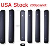 USA Stock Thick Oil Rechargeable Disposable Vape 1ml Pod Device D9 D8 Cake Cookies Ceramic Vapes Pen Custom Packaging Empty Cartridges Flat OEM Clamshell Bag Box 2ML