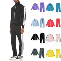 Herrkvinnor Tracksuits Sweatshirts Passar m￤n Sp￥r Svettdr￤kt Rockar Man Designers Jackor Sports Hoodies Set Pants Sweatshirt Sportswear Palms Clothing Kl￤der