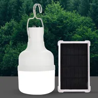 Luces nocturnas de lólov bulbos de carga solar control remoto suministros para el hogar Luz de campamento de jardín