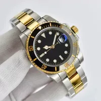 Дизайнерские мужские часы часы дизайнерские часы AAA 40 мм 116610 Black Dial Автоматический механический модный классический стиль из нержавеющей стали Водонепроницаемые светящиеся наручные часы