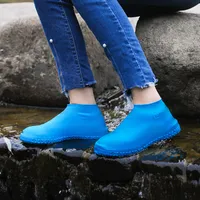 Garden Home Coversshoe Dust Covers Tope de zapatos impermeables Material de silicona zapatos unisex protectores Botas de lluvia para al aire libre Rainy ...
