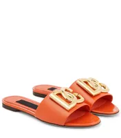 Sandálias de grife feminino Bianca Slide Sandal in Patent Leather Heel Flat Eu35-42 Com Box Holiday Beach Indoor Outdoor