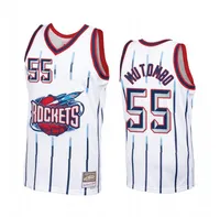 Dikembe Mutombo Basketbol Forması S-6XL Mitchell Ness 1991-92 Kırmızı Mesh Hardwoods Classics Retro Versiyon Erkek Kadın Gençlik Formaları 01