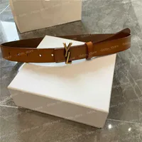 Belts Genuine Leather for Women Fashion Men Designer Big Letter Buckle Womens Luxury Waistband Cintura Ceintures Grtel 2.8 Width