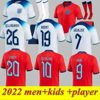 2022 2023 KANE GREALISH SANCHO ENGLAND STERLING Soccer Jerseys RASHFORD FODEN CHILWELL SAKA Football shirts 22 23 Men Kids Kits Uniform