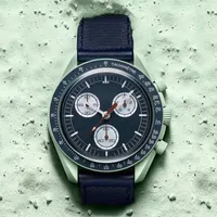 Moon Mens الساعات كاملة الوظيفة Quarz Chronograph Bioceramic Watch Watch Luxury Designer Watches عالية الجودة مراعات طبعة محدودة مع مربع