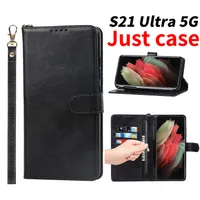 Samsung S21 Ultra 5G S PEN SPEN S-PEN 스타일러스 플립 케이스 모바일 쉘 S21ULTRA 지갑 커버 홀스터 슬롯 W221014 용 휴대 전화 케이스