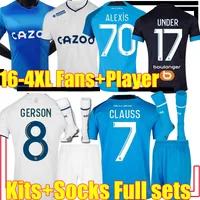 4xl 22/23 Alexis Suarez voetbal jerseys 2022 2023 Marseilles Maillot Footcuisance Guendouzi Payet Clauss Clauss Football Shirts Kits SOC