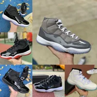 2023 Jumpman Jubilee 11 11s High Basketball Shoes COOL GREY Legend Blue 25th Anniversary Space Jam Gamma Blue Concord 45 Low Columbia White