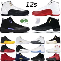 OG 12 Basketball Shoes 12s Sports Mens Sneakers Trainers Cent Hollowed Ovo White Le ma￮tre taxi 40-47