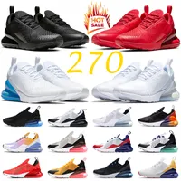 Mannen 270 hardloopschoenen 270s sneakers Triple Red Black Core White Anthracite Tiger Rainbow Navy Metallic Gold Photo Blue Fury Cactus Outdoor Sports Trainers