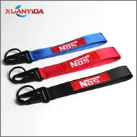 NOS KEYCHAIN ​​LANYARDS TAG pour les motos Nylon Racing JDM Tags de style décoration Refetting Cars Universal Car House Office Key Chain