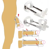Massager Vibrator Extender Extender System Powiększanie Ulepszanie Ulepszenia Ulepszanie Penis Pomp Pump Sex Toys dla mężczyzn Męski masturbator
