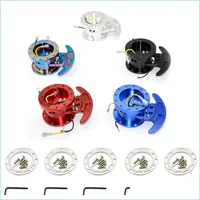 Steering Gear New High Works Bell Tilt Racing Steering Wheel Quick Release Hub Kit Adapter Body Removable Snap Off Boss With Logo Dr Dh0Gp