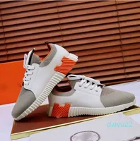 2022 NIEUWE Summer Fashion Designer Expert Sneaker Shoes heren gebreide kalfsleer Leather Light Sole Mesh Bteathable Sports Technische casual Looping Top Kwaliteit