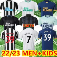 22 23 Newcastle 130th Soccer Jerseys 130 Years Bruno G. Joelinton Isak 2022 2023 NUFC Fans Player Version United Maximin Wilson Almiron Football Shirt Mens Kids Kit