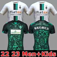 21 22 23 Werder Brema Special Kit Jersey Soccer Marvin Ducksch Leonardo Bittescourt Black Green come camicie da calcio Top Thailandia di qualità da uomo 1017