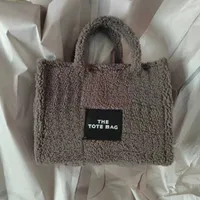 bolsas de dise￱ador bolsos bolsos marc fur thetote bag mujeres letra de lana de invierno
