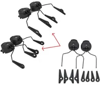 MP3 4 Docks Cradles Tactical Headset Accessories Arc Rail Adapters for Walker Electronic Earmuffs Hearing Protection Airsoft Shooting Headphone W221018