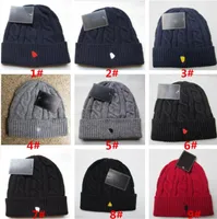مصممي الرجال قبعة قبعة القبعات الصوف الحياكة قبعة النساء العلامة التجارية دافئة الشتاء بيني المصمم كاب 9 ألوان 2023
