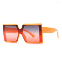 Солнцезащитные очки 2022 УФ -защита дамы модные квадратные очки