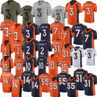 Men women Youth Russell Wilson Football jersey Courtland Sutton broncoes Justin Simmons Patrick Surtain II Jerry Jeudy Elway Williams Jerseys stitched