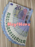 20 Prop Money Realistic Nightclub Bank spielen Film Euro Most Copy Note Business Fake Paper Collection für 12 WPQDD