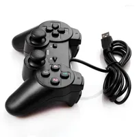 Game Controllers Wired USB 2.0 Controller Gamepad Joystick Gaming Vibrating Joypad For PC Laptop Computer