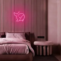 Mini Whale неоновый знак индивидуальные светодиодные свадебные ночные огни для комнаты декор спальни декор стены с помощью Dimminng Pulted