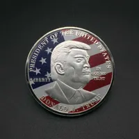 예술과 공예 도널드 트럼프 골드 동전 기념 동전 미국을 위대한 동전 45 번째 대통령 선거 금속 배지 공예품 VT0635