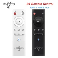 Controle remoto inteligente Original Ugoos BT Voz Substituição com giroscópio Air Mouse para Ugoos X4 Pro AM7 AM6B PLUS AM6 Set Top Box 221018