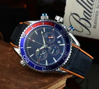 2022 Herr Full Function Quartz Watch Luxury Watch Rubber Band Master