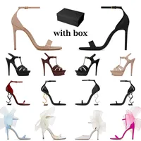 2022 Womens High Heels Shoes Designer hälen Sexig öppen tå stilett häl lyxys socialit kvinnor dam mode office party loafers sandaler pumpar med låda