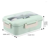 Abendessensets Tarwestro -Servierts Magnetron Lunchbox Voedsel Opslag Container Kinder Kinderschule B￼ro Draagbart Bento Box Lunch Tas