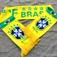 Banner Flags 2022 Qatar World Cup Brazil France Germany Portugal Spain football scarf bib decorate fans nowneckerchief