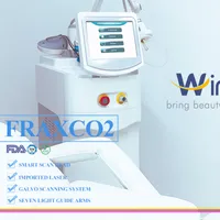 70W Dermatology Laser Machine Acne Tratamento de acne Branqueamento Remoção de rugas CO2 Equipamento fracionário de RF fracionário