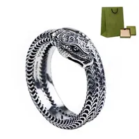 Designer Jewelry Lovers Lovers Ring Snake Ring Fashion Men and Women Band Rings