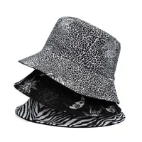 Beanie/crânio Caps Novo estilo Hat Hat Homem Men e Womenstreet Pescador Digital Digital Leopard Pattern Spring e Summer Sun C J221010