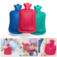 Other Home Garden 1PC 500ml Water Injection Rubber Hot Bottle Thick Winter Warm Bag Hand Feet Warmer T221018