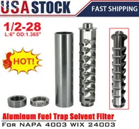 USA-Stock Single Core Fuel Fuel Filter Spiral 1/2-28または5/8-24 for NAPA 4003 WIX 24003 CAR SOLVENT PQY-AFF03/04