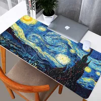 Mouse Pads Wrist Rests Pc Gaming Room Accessories Mouse Pad Mousepad Gamer Desk Mat Cheap world famouspaint Gaming Laptop Mausepad Monet Padmouse Diy J221018