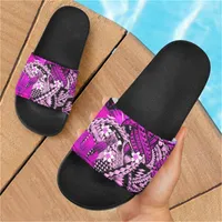 Slippers doINGHOLOHS dames girls chambre pantoufle d'été non gliptère flop kanaka mao li hawaii plage sandale sandale ouverte arrière
