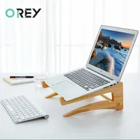 Tablet PC Stands Portable Wood Laptop Foldable Support Vertical Base Notebook For Macbook Computer Holder Riser Cooling Pad W221019