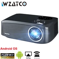 Projectors Wzatco Nowy C6 300 Cal Android 90 WiFi Full HD 19201080p Projektor Led Wideo Proyector Kino Domowe Inteligentny Telefon Beamer 221019