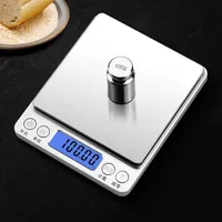 Escala de bolsillo digital escamas de joyería Escala de peso de cocina electrónica 500G 0 01G 1000G 0 1G306P
