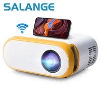 Projectors Salange Q11 Mini Portable Projector Native 1280 x 720P for Home Theatre Airplay Maircast Smart Phone Multimedia LED Video Beamer 221019