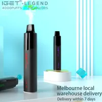 Original IGET LEGEND Disposable vape 4000puffs.The goods were shipped from Melbourne vs iget goat bar 5000puffs