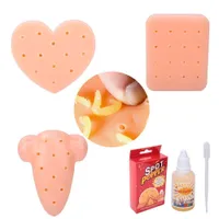 Decompression Toy Squeeze Acne s Peach Popping Popper Remover Stop Picking Your Face Pimples TPE Stress Relief 221019