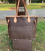 2pcs Womens Messenger Bag Designer Handbag Fashion Mens Shoulder Crossbody Bags Lady Tote Purses Wallet Female